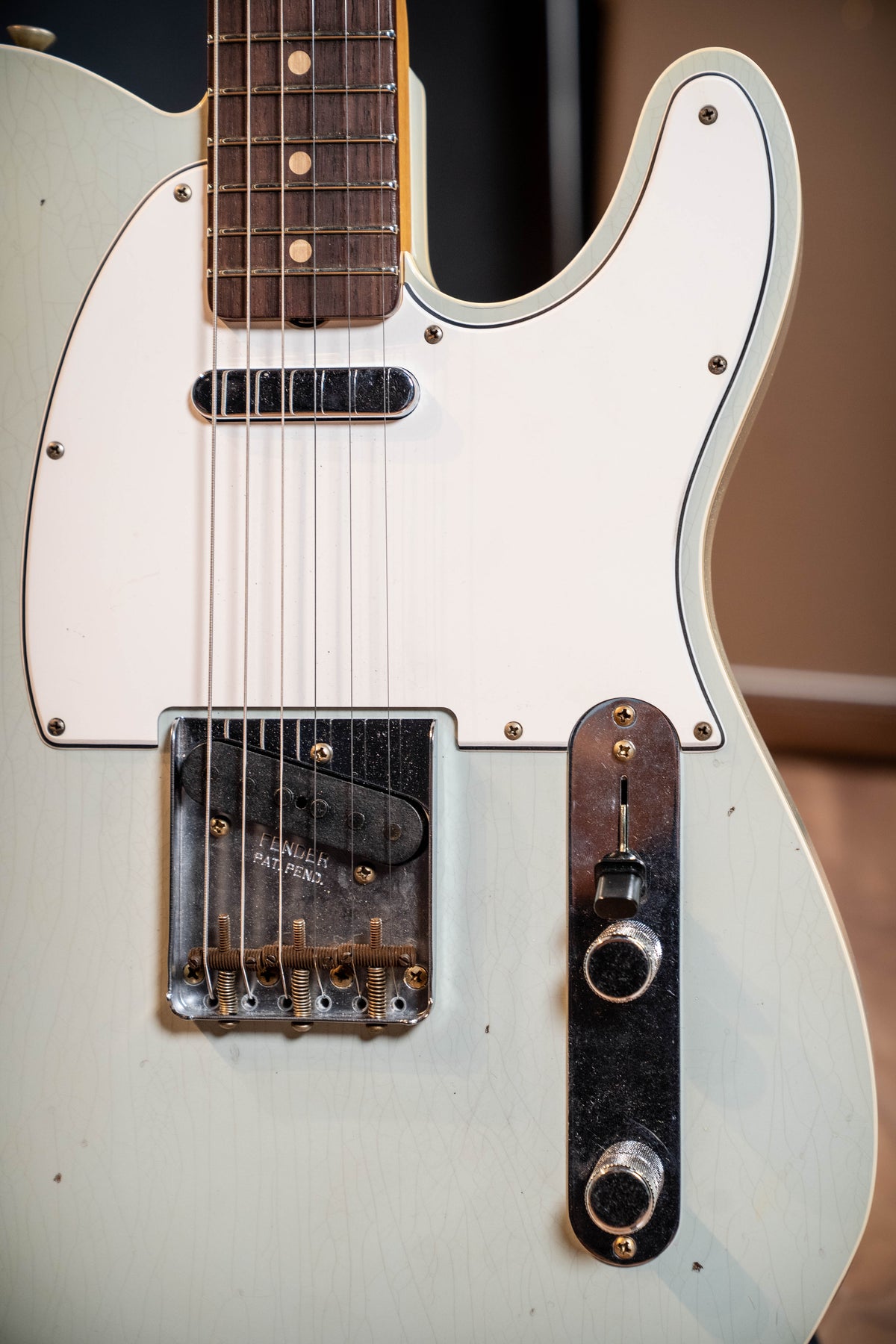 Fender Custom Shop Limited Edition 1960 Telecaster Custom -  Journeyman Relic - Aged Sonic Blue