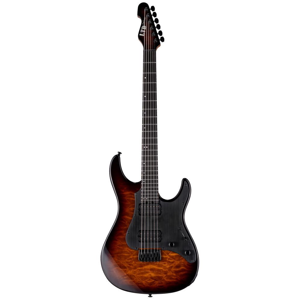 ESP LTD Snapper HT QM - Dark Brown Sunburst
