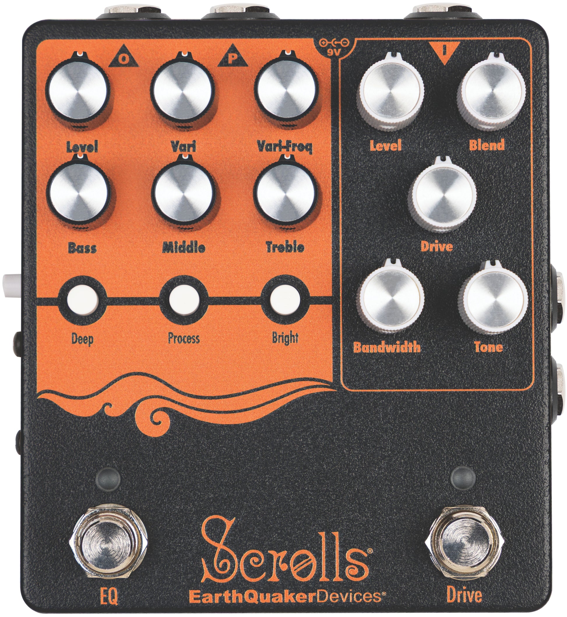EarthQuaker Devices Scrolls Bass Odyssey Drive / EQ / Preamp Pedal