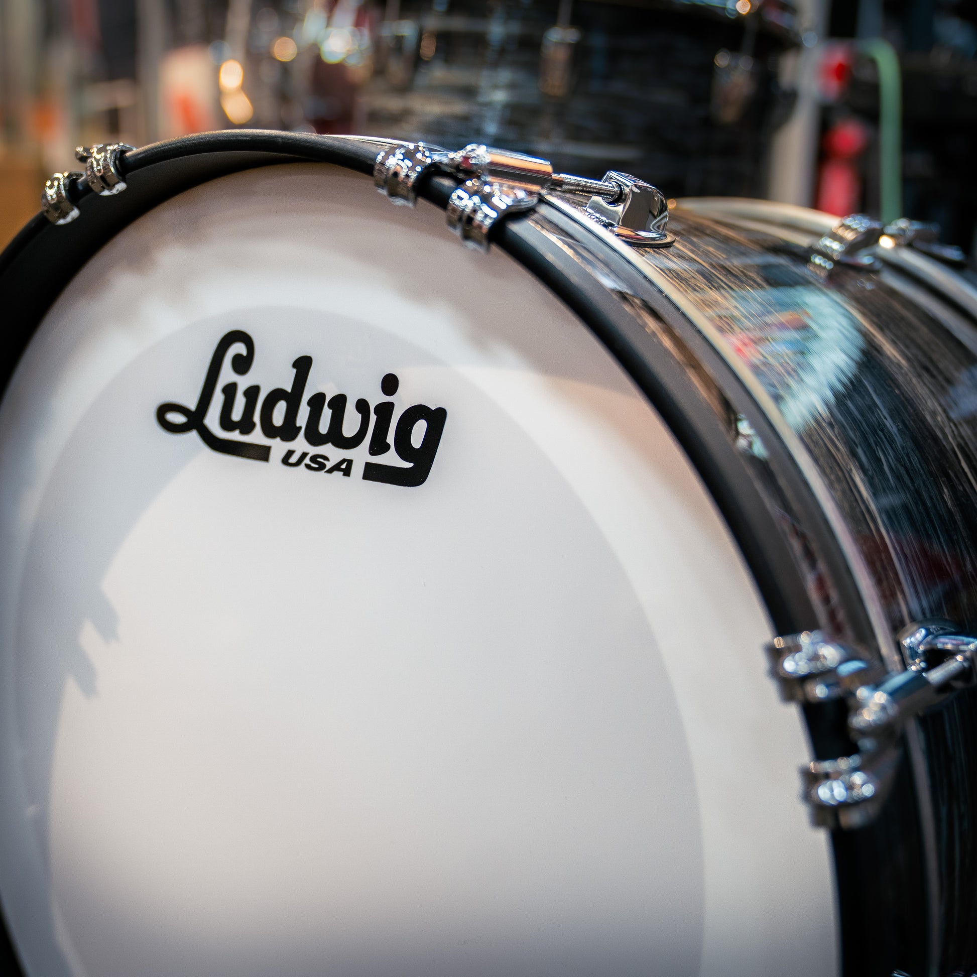Ludwig Classic Maple Downbeat 20" 3pc Shell Pack - Vintage Black Oyster