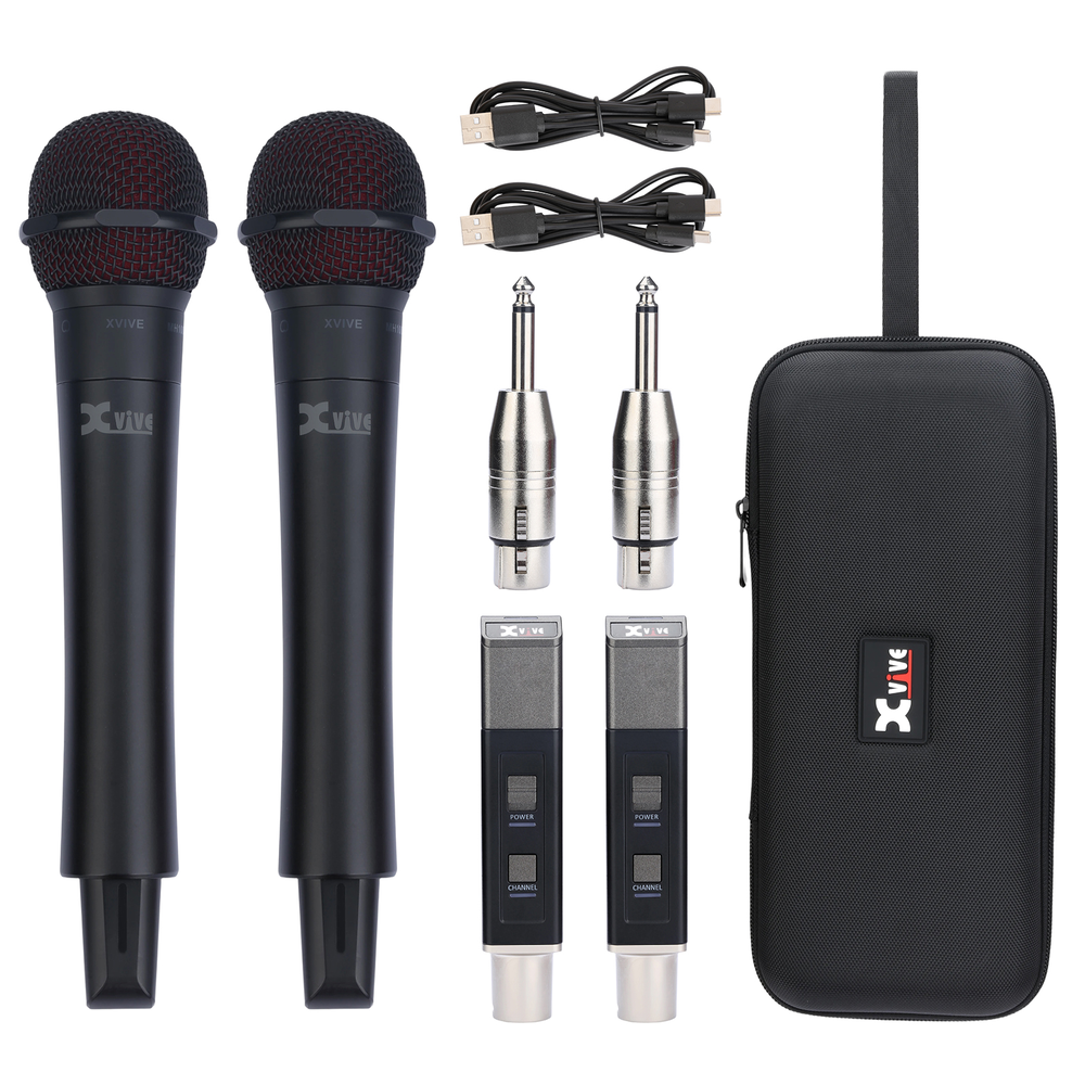 Xvive M5D Dual 5.8Ghz Handheld Mic Wireless System