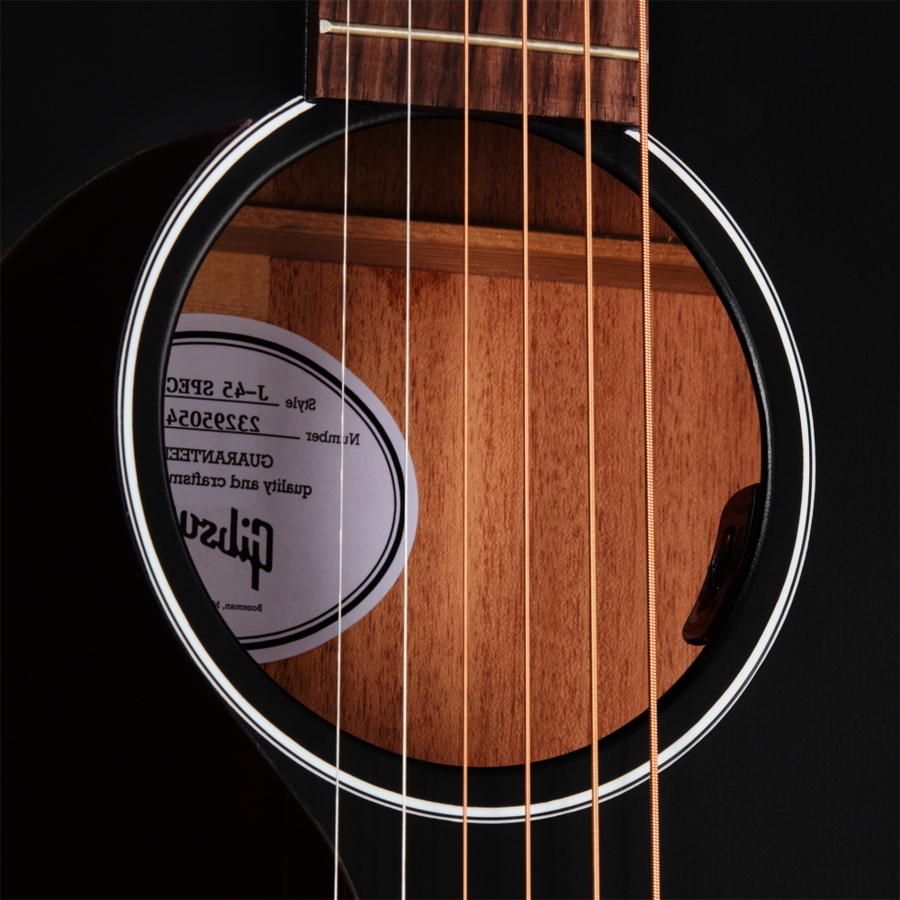 Gibson J-45 Special - Satin Ebony - Left Handed