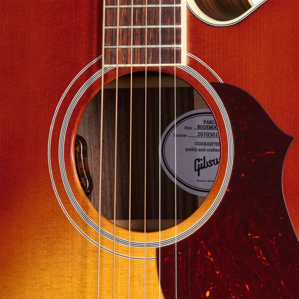 Gibson Parlor Rosewood EC - Rosewood Burst