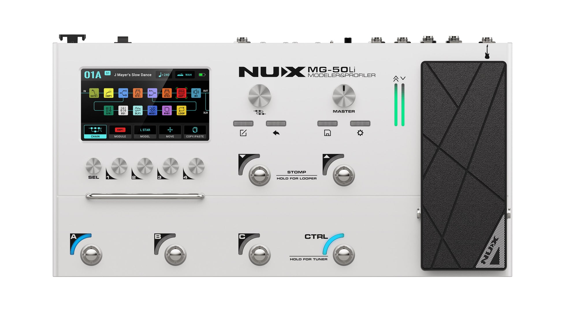 NUX MG-50Li WH Modeler & Profiler - White