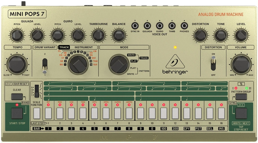Behringer Mini Pops 7 Analog Drum Machine