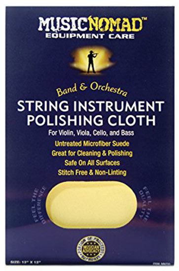 Music Nomad Untreated Polish Cloth For Violins, Viola, Cello & Bass