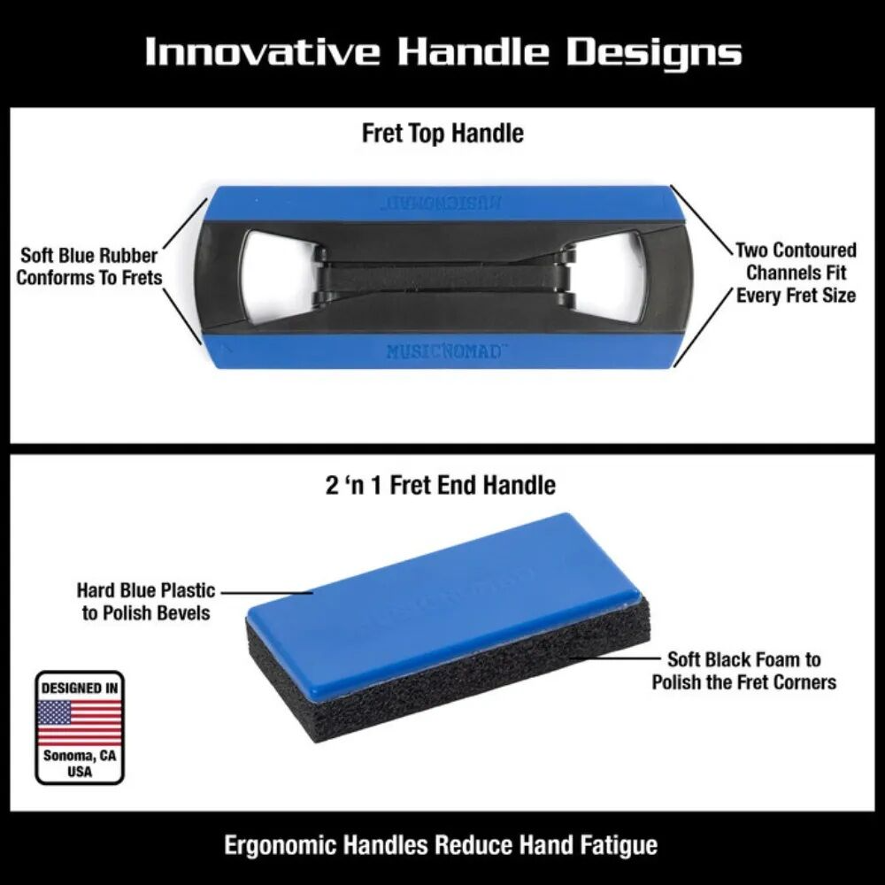 Music Nomad "TRACERS" Fret Finishing Kit (6pc Kit)