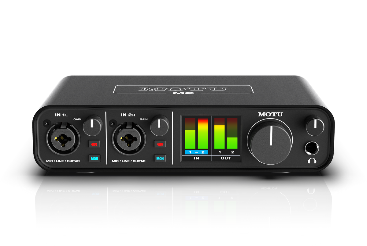 MOTU M2 2×2 USB Audio Interface