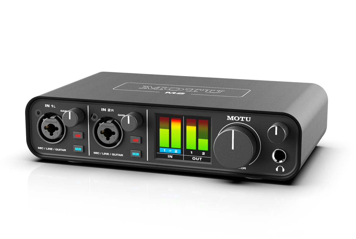 MOTU M2 2×2 USB Audio Interface