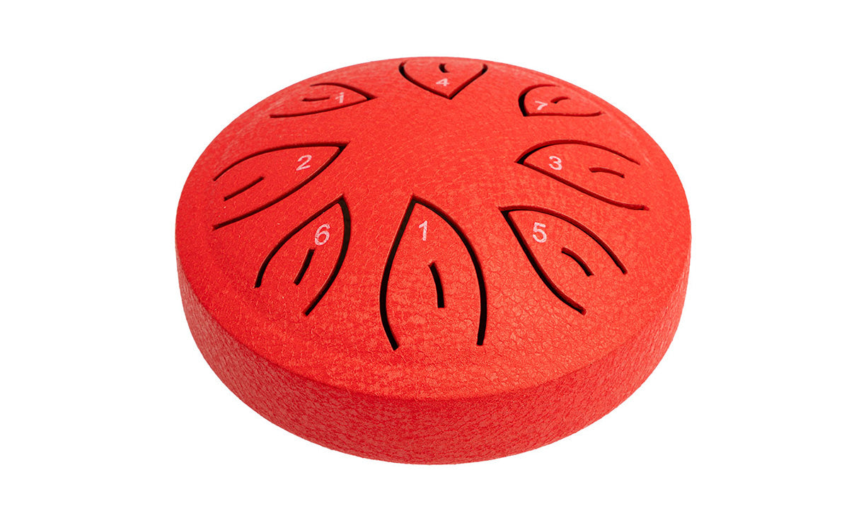 Mano Percussion MPC34RD 4.5in Tongue Drum - Red