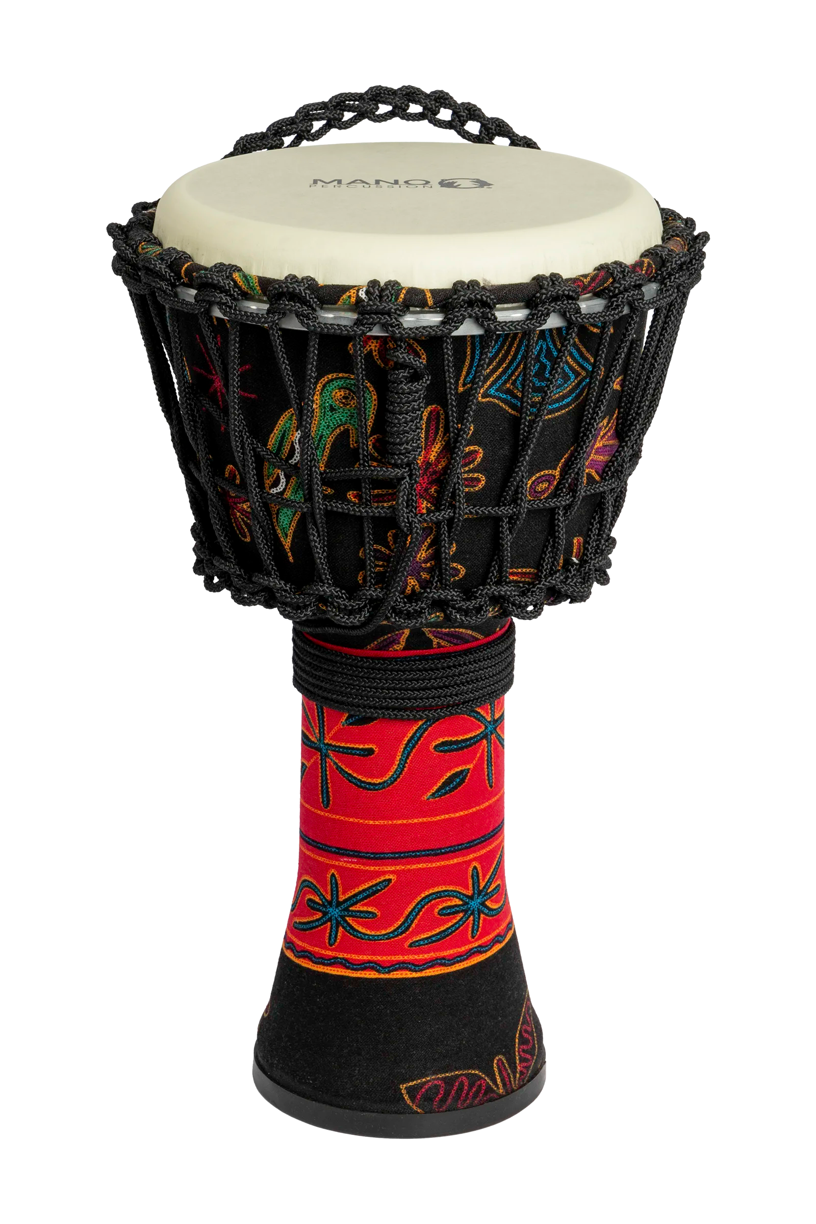 Mano Percussion MPC47PF 8" Rope Tunable Djembe - Passion Flower