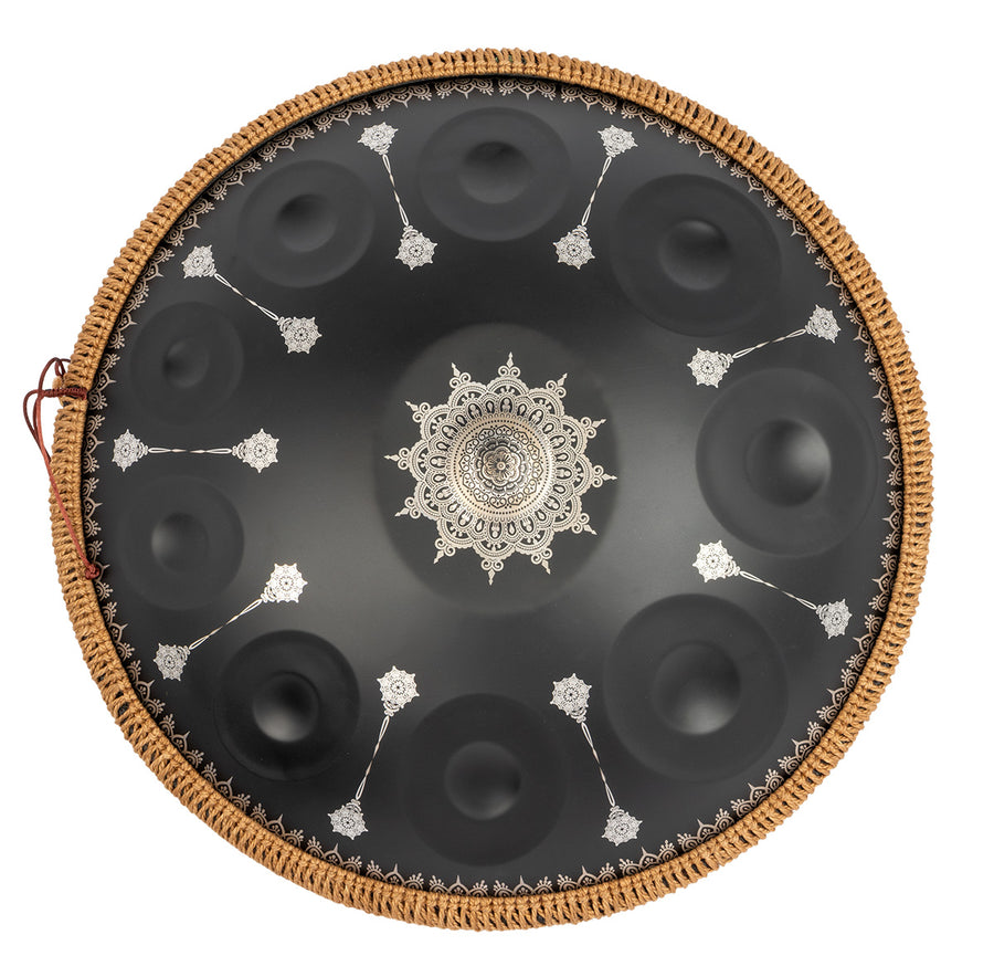 Mano Percussion MPC70MBK 10-note Handpan - Mandala / Black