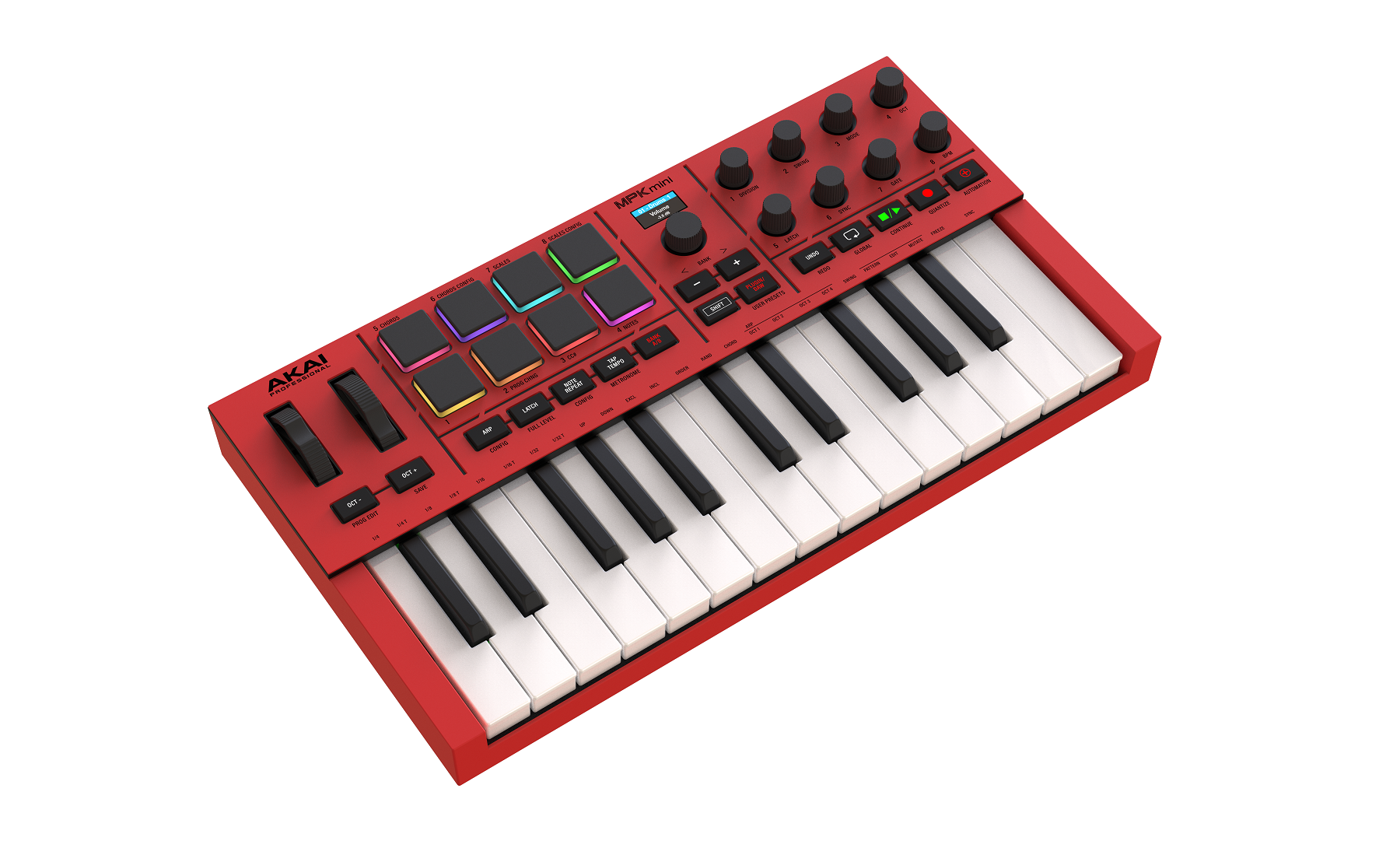 Akai Professional MPK Mini 4 Controller Keyboard - Red