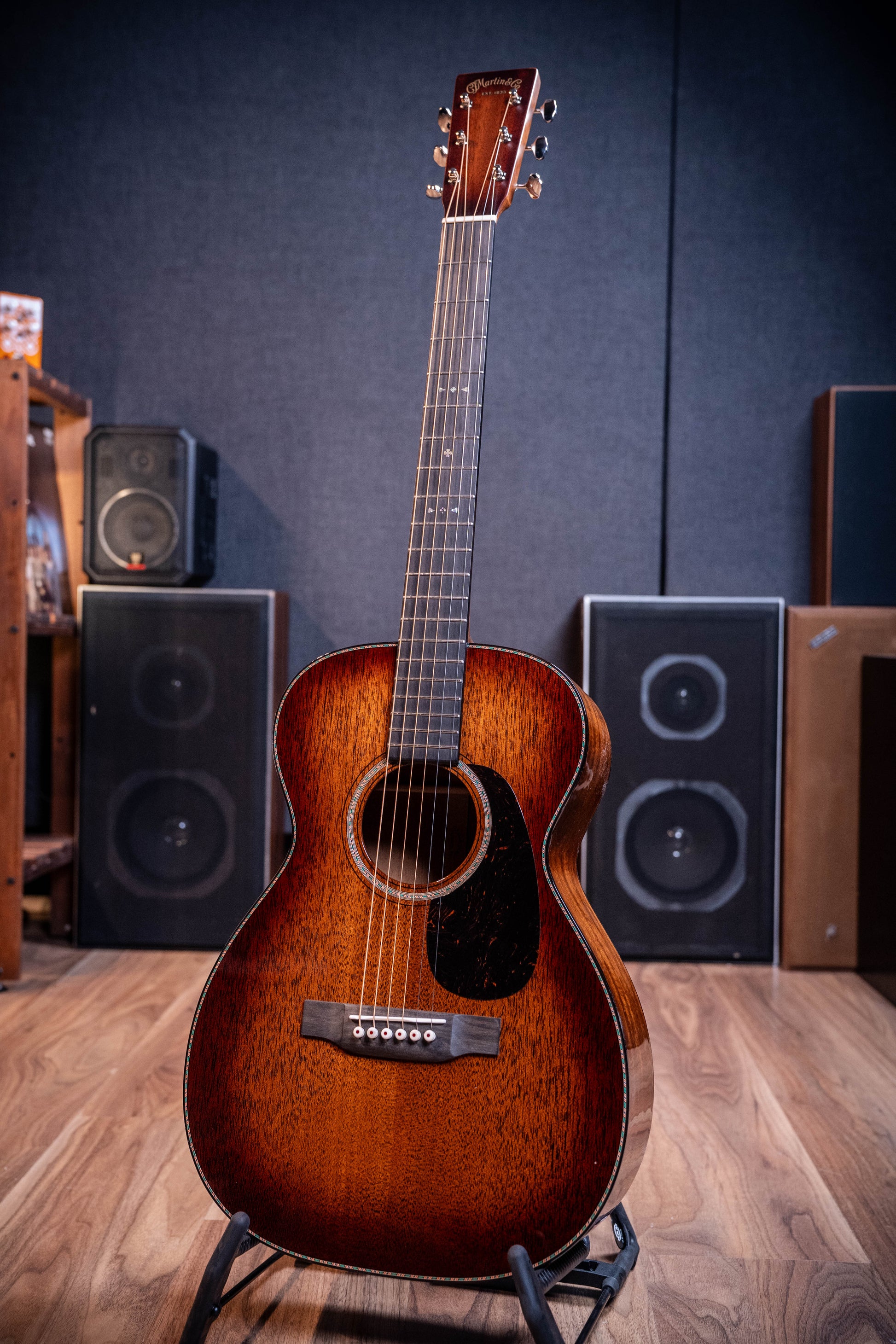 Martin Custom Shop 0-14 Deep Body - Mahogany TBS - Ambertone w/30s Rope Rosette