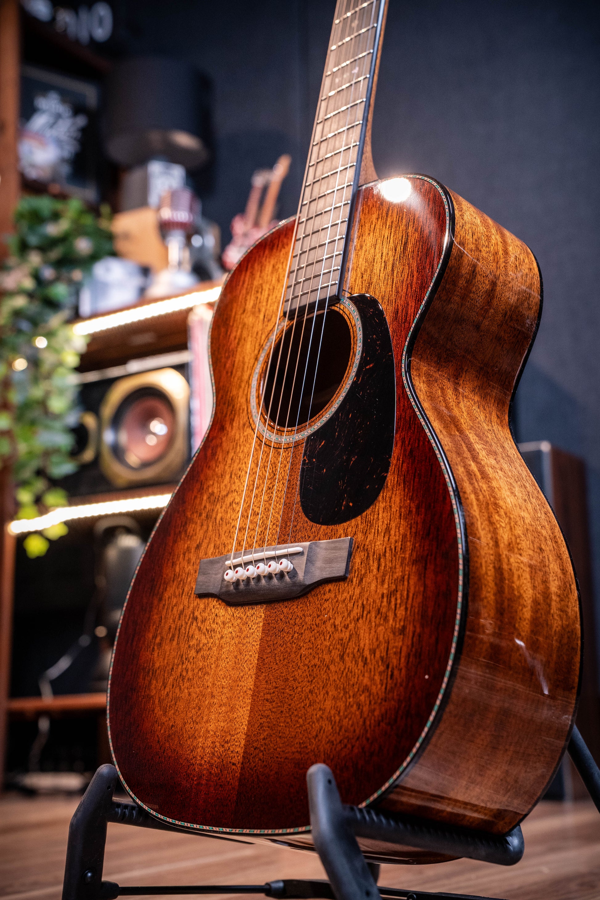 Martin Custom Shop 0-14 Deep Body - Mahogany TBS - Ambertone w/30s Rope Rosette