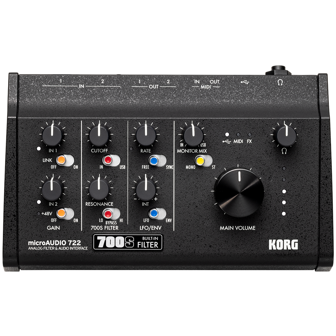 Korg microAUDIO 722 USB Audio Interface w/Analog Filter