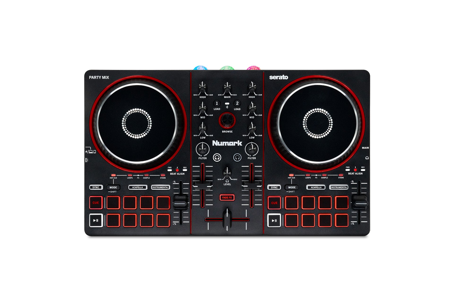 Numark Party Mix III DJ Controller w/Built-in Light Show