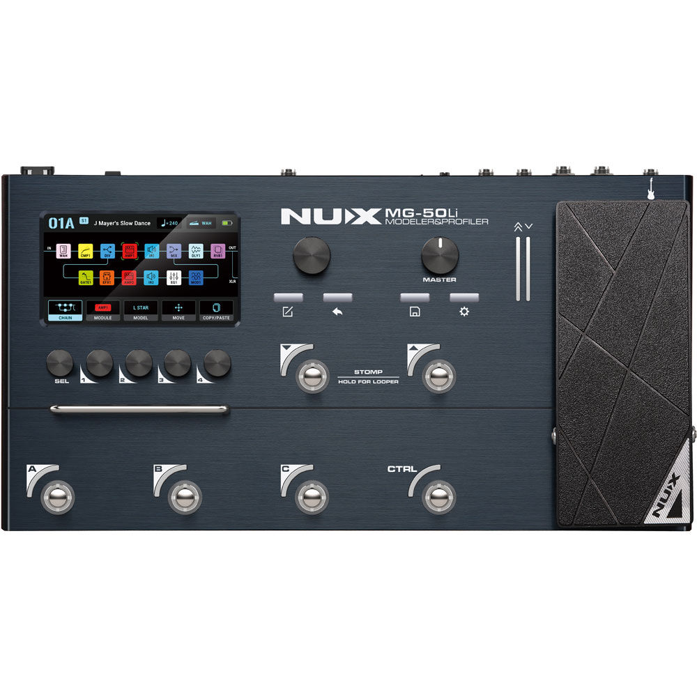 NUX MG-50Li Guitar/Bass Modeler & Profiler - Black