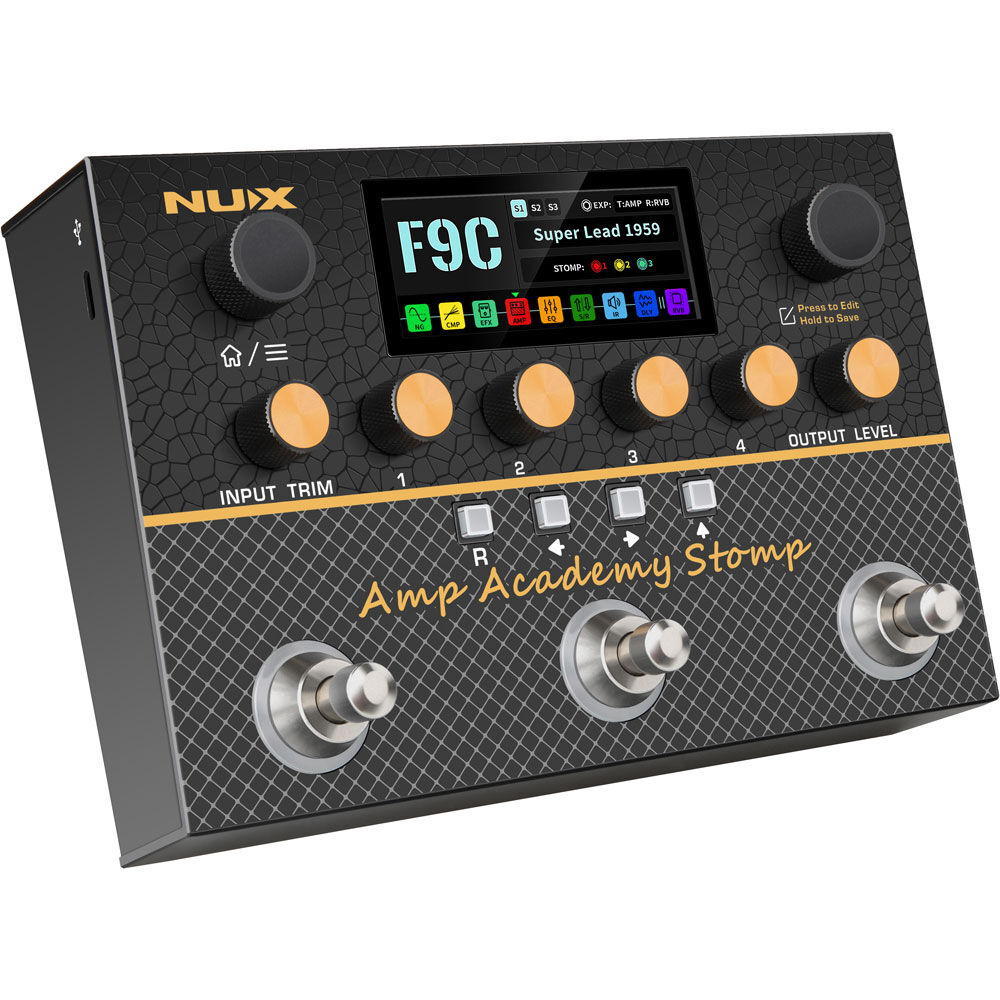 NU-X Monarch Series Amp Academy Stomp Compact Modeler (NXNMA3)