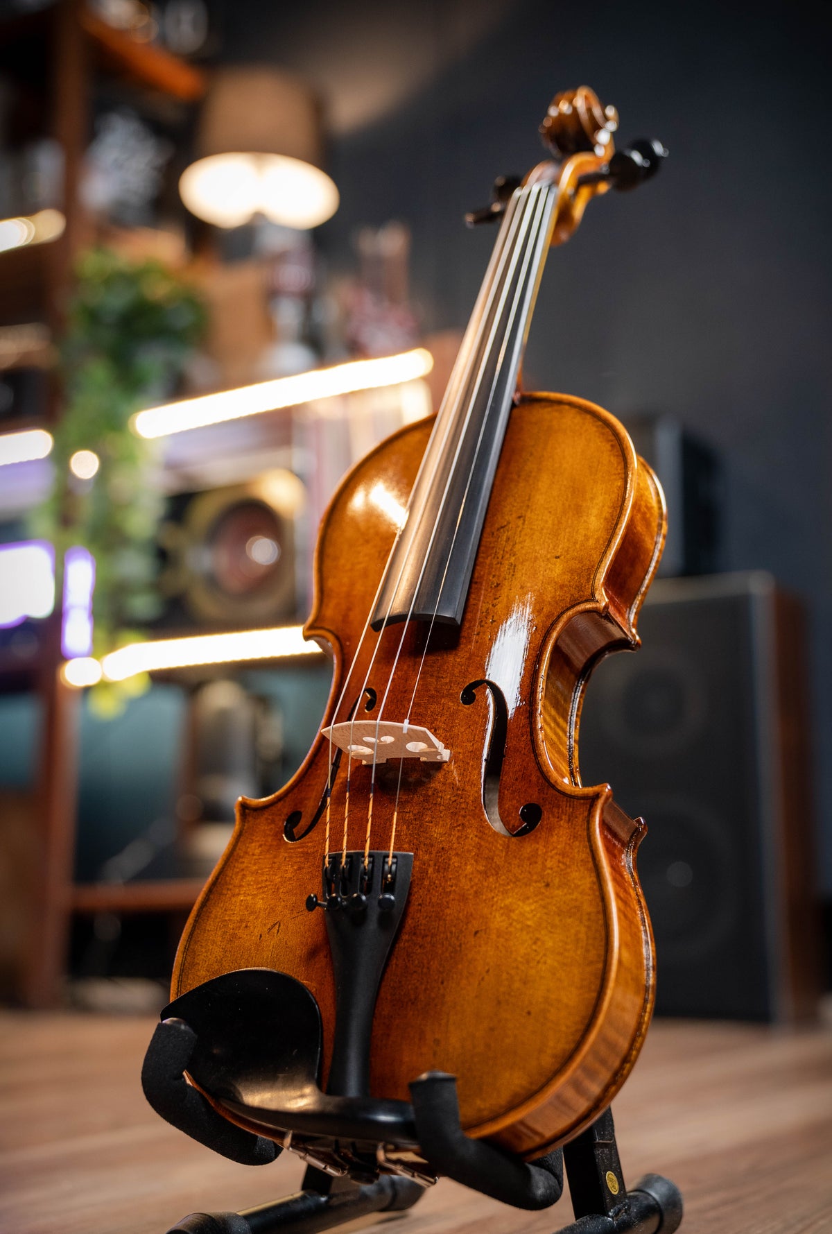 Nicolas Deroux VI05 4/4 Violin w/Larsen Tzigame Strings - Inc. Professional Setup (Instrument Only)
