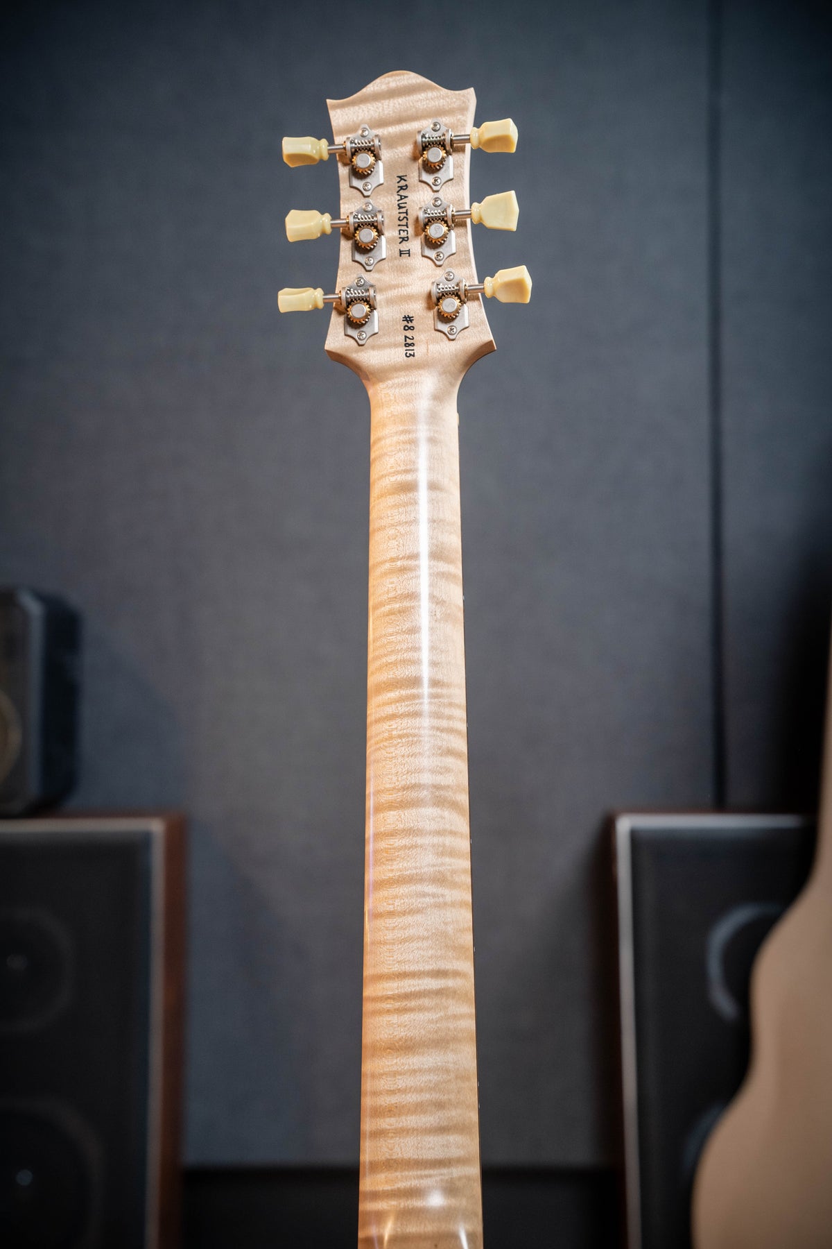 Nik Huber Krautster II w/OHC - Flamed Neck - Worn Gold