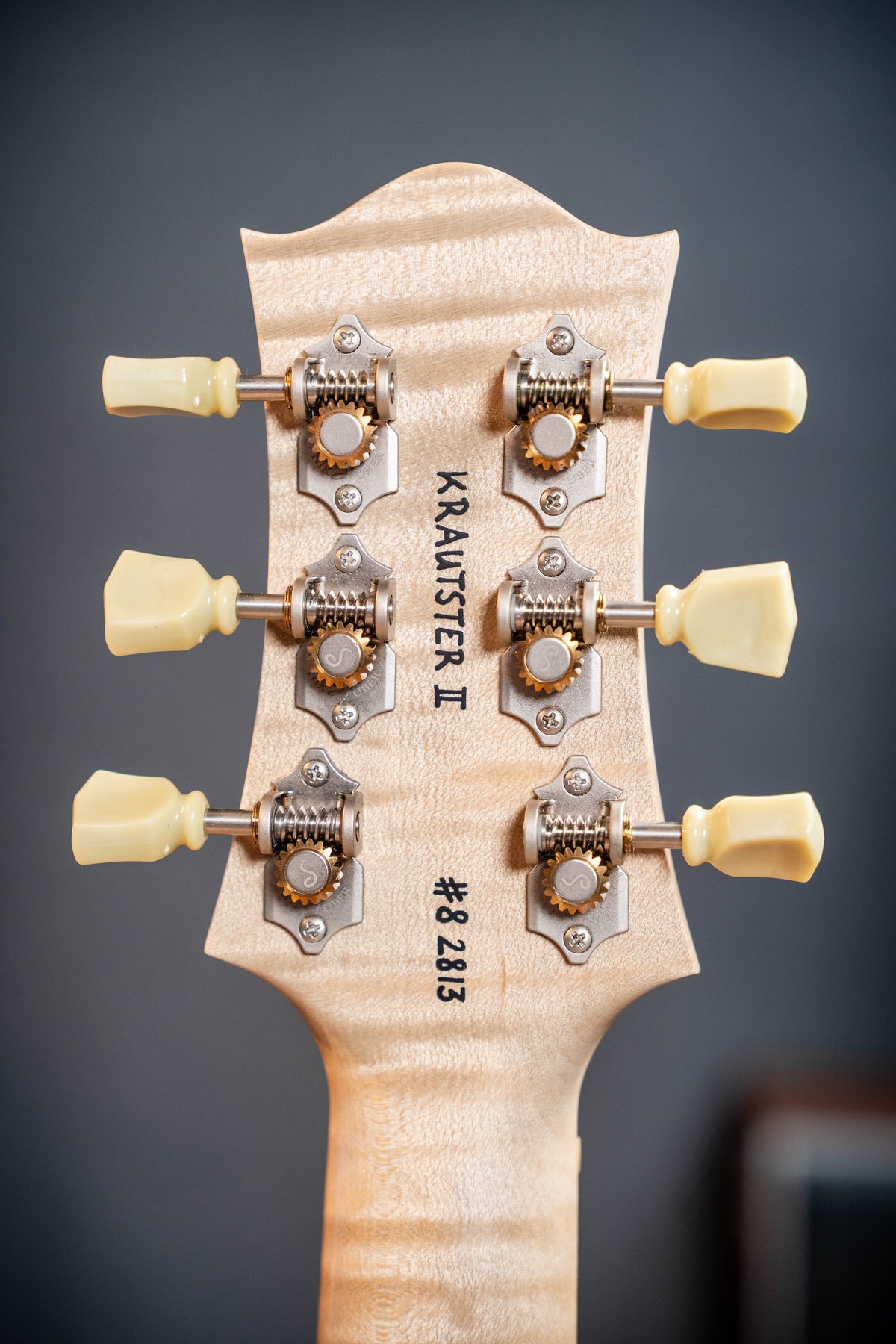Nik Huber Krautster II w/OHC - Flamed Neck - Worn Gold