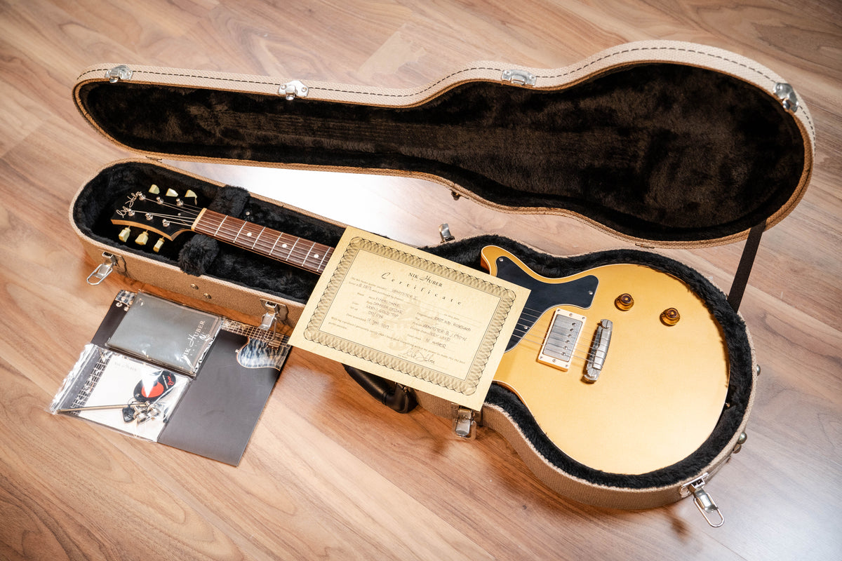 Nik Huber Krautster II w/OHC - Flamed Neck - Worn Gold
