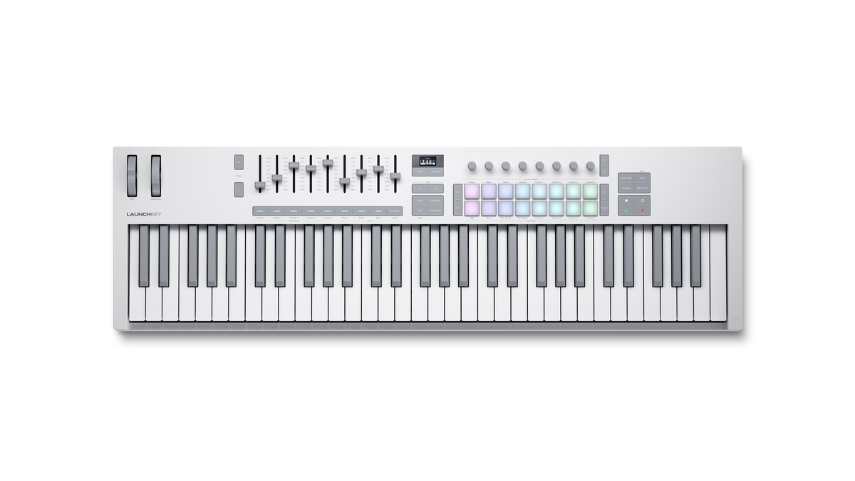 Novation Launchkey 61 MK4 Keyboard Controller - White