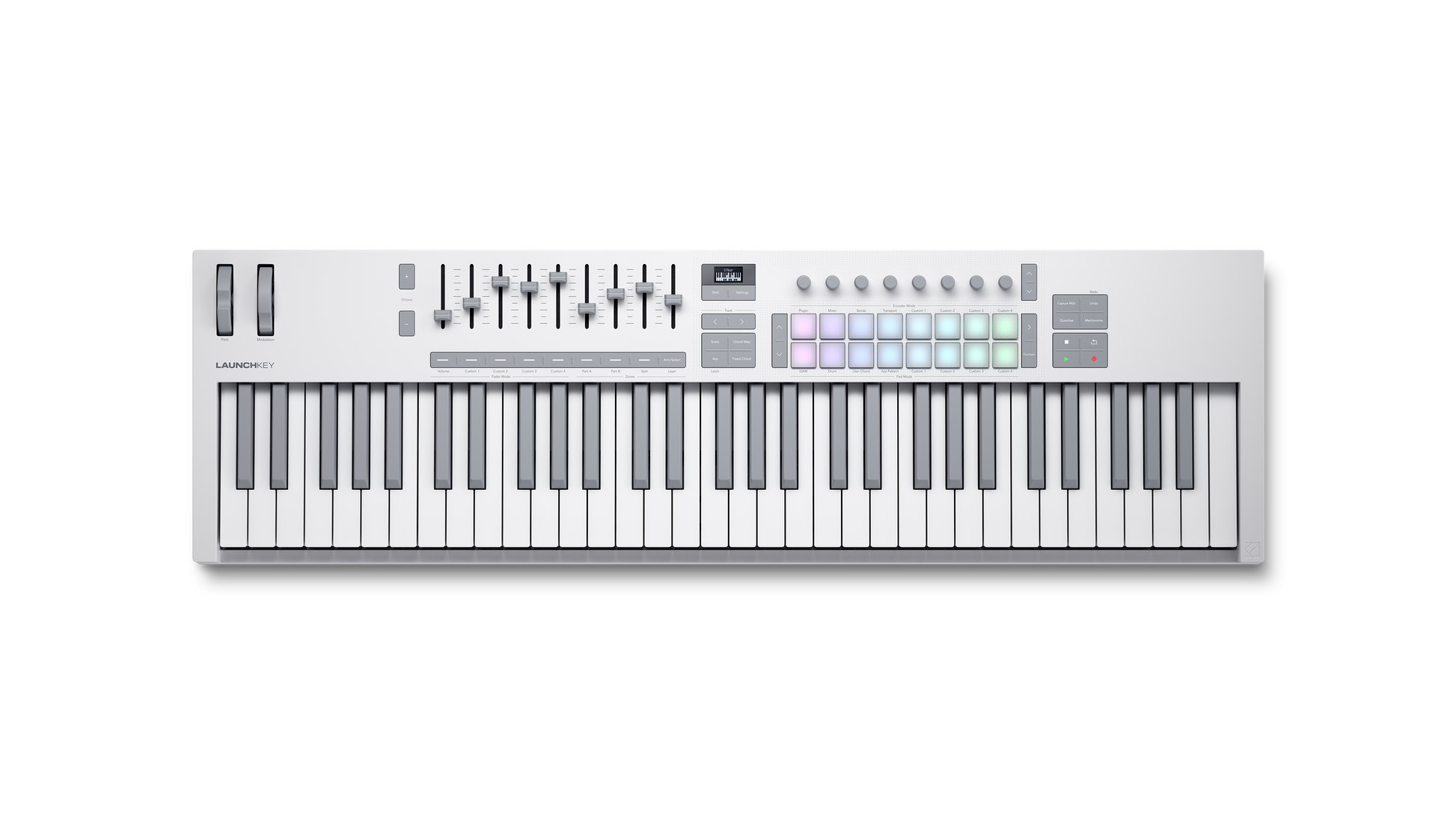 Novation Launchkey 61 MK4 Keyboard Controller - White