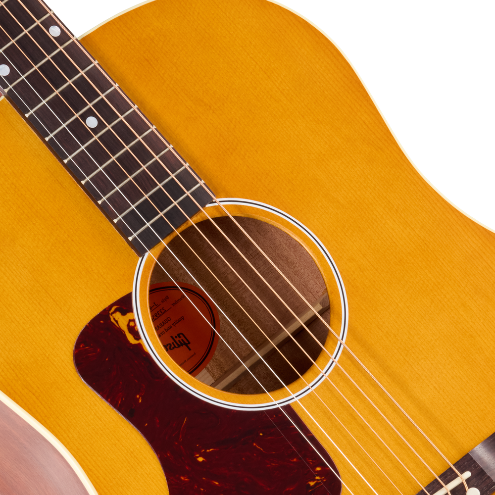 Gibson J-45 Century 12 Fret Acoustic Guitar - Vintage Amber - Left Handed