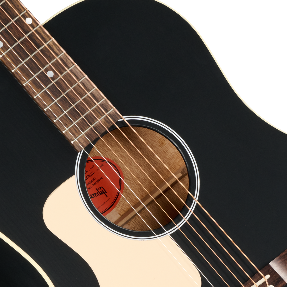 Gibson J-45 Century 12 Fret Acoustic Guitar - Ebony - Left Handed
