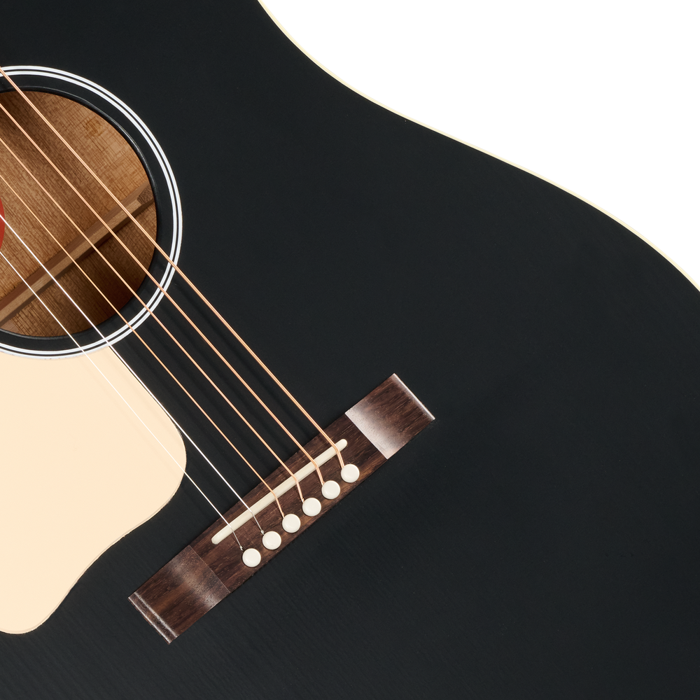 Gibson J-45 Century 12 Fret Acoustic Guitar - Ebony - Left Handed