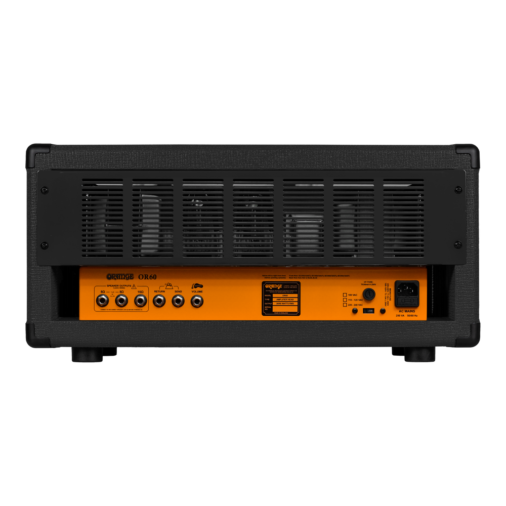 Orange OR60 60w Single Channel Guitar Head (Made in UK) - Black