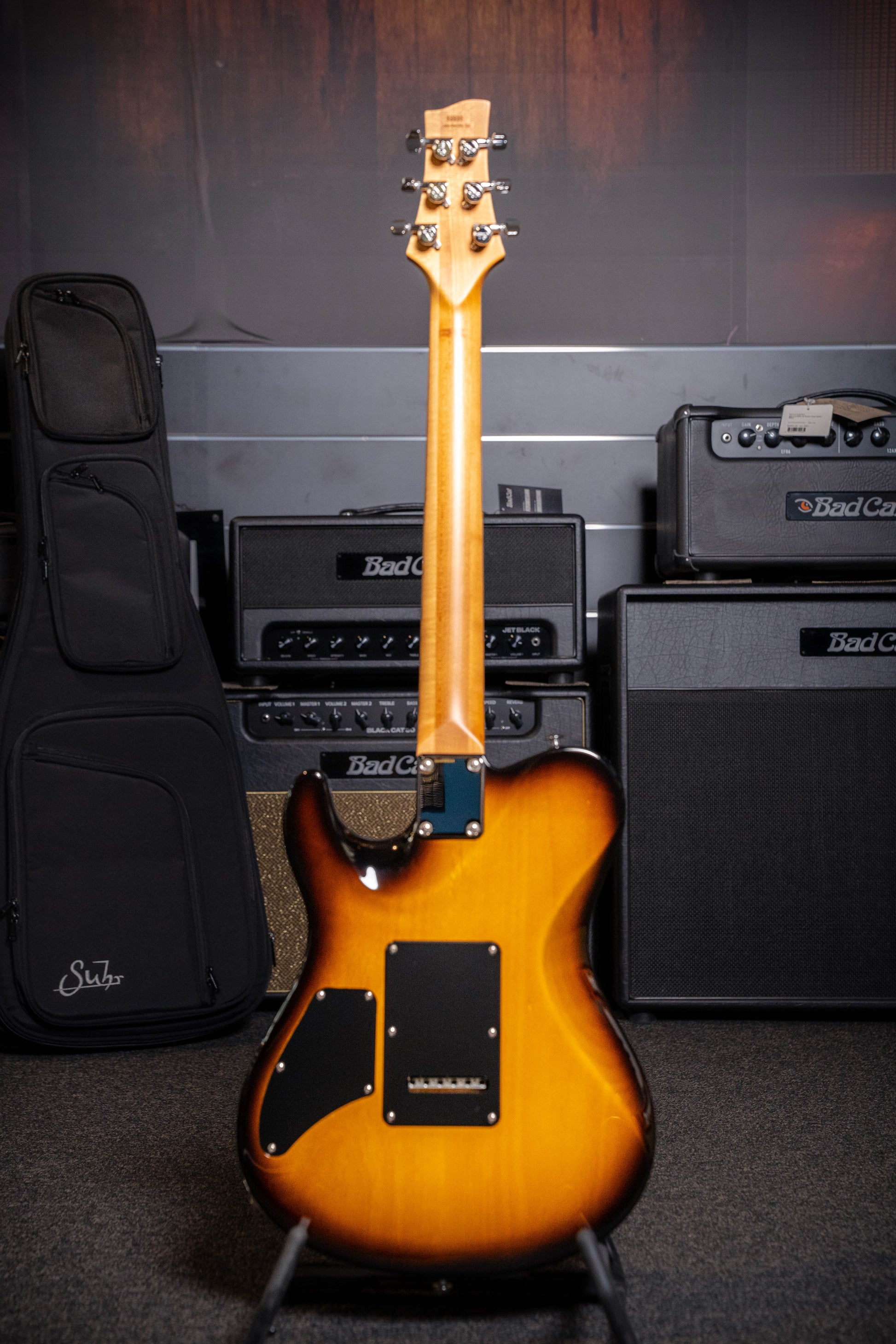 Suhr OSO Short Scale Electric Guitar - Alder - 2-Tone Tobacco Burst RW - 2-Post