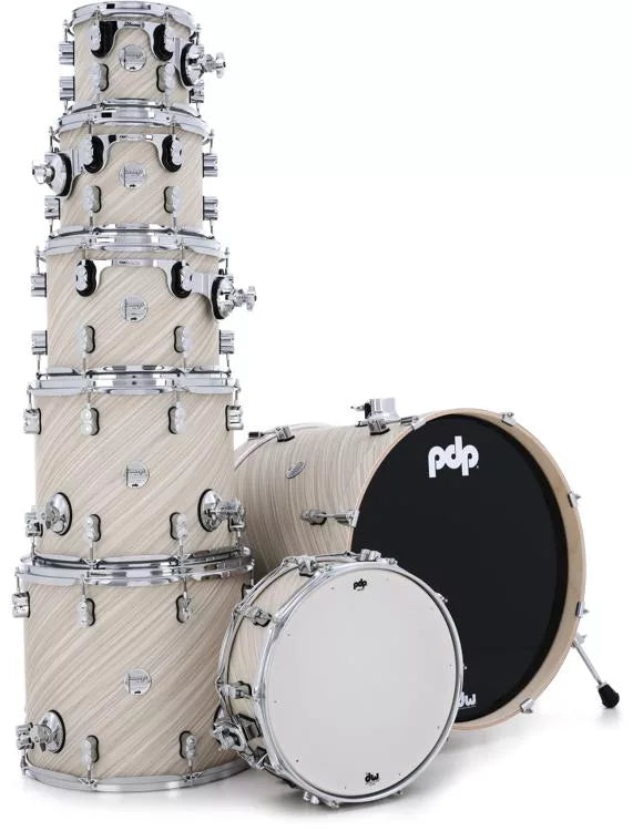 PDP Concept Maple 7-piece Drum Kit - Shell Pack - Twisted Ivory