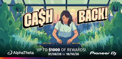 AlphaTheta & Pioneer DJ Cashback Promo!
