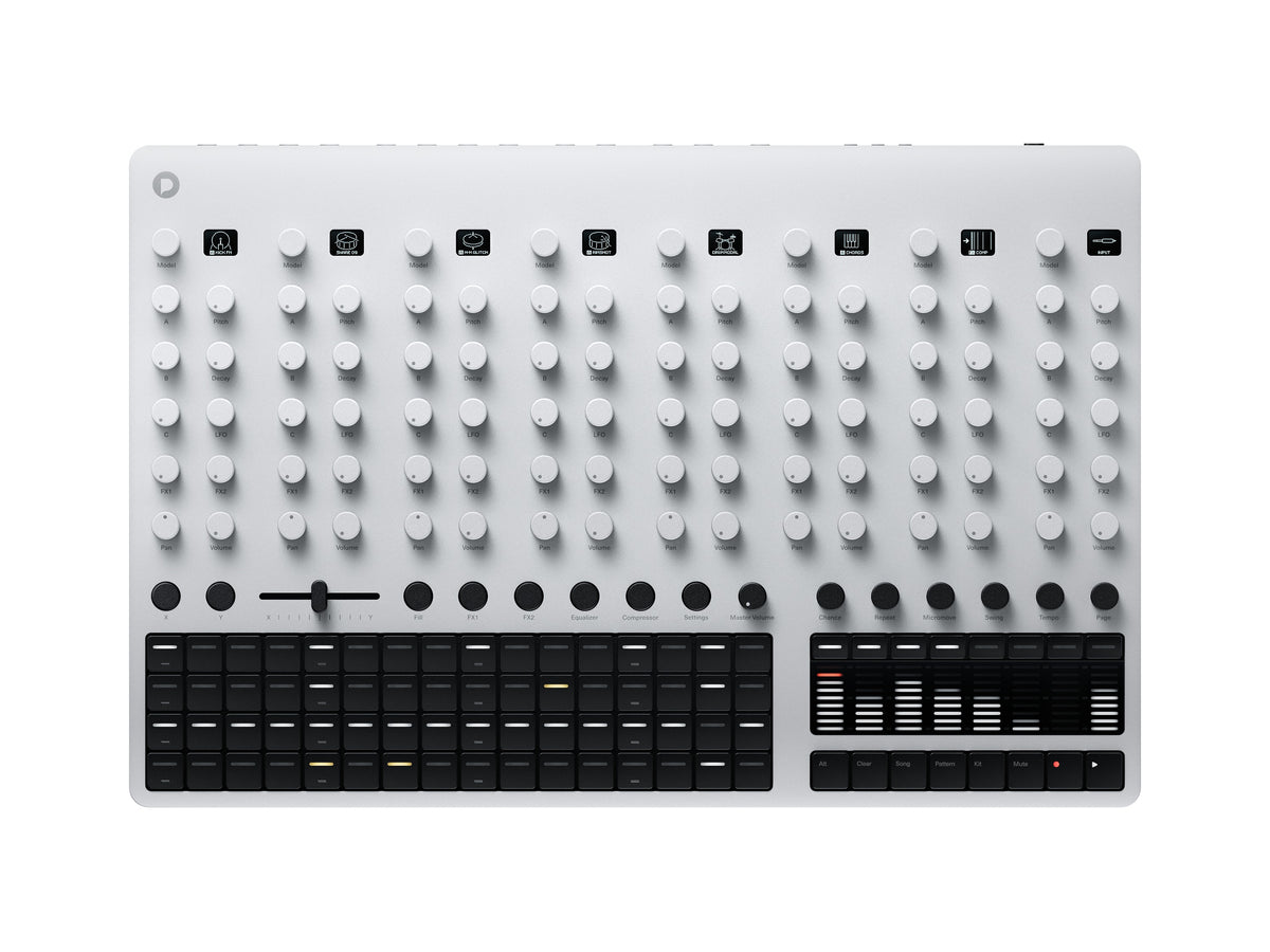 Polyend Drums Hybrid Analog / Digital Drum Machine - Silver