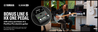 Yamaha Pacifica Professional - Free Line 6 HX One!