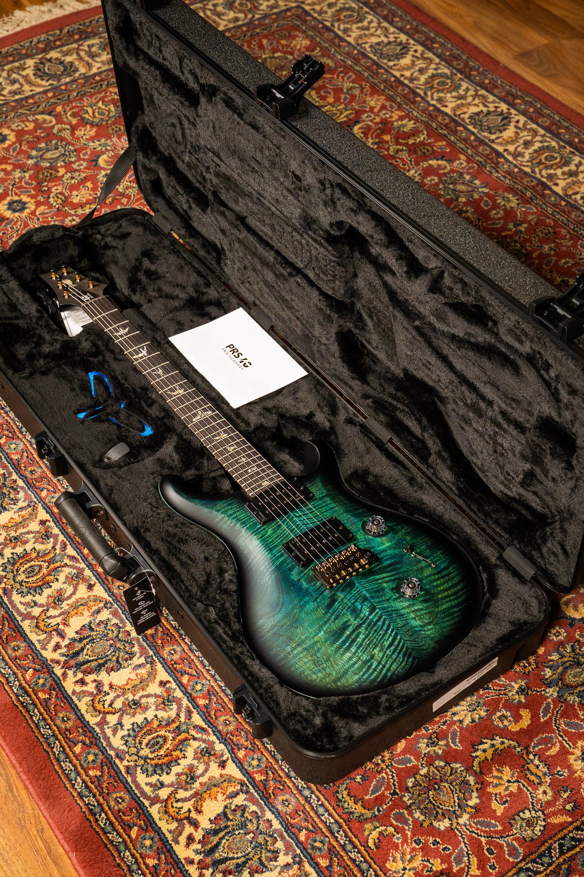 Paul Reed Smith (PRS) Limited Edition 40th Anniversary Custom 24 Satin - Cobalt Smokeburst