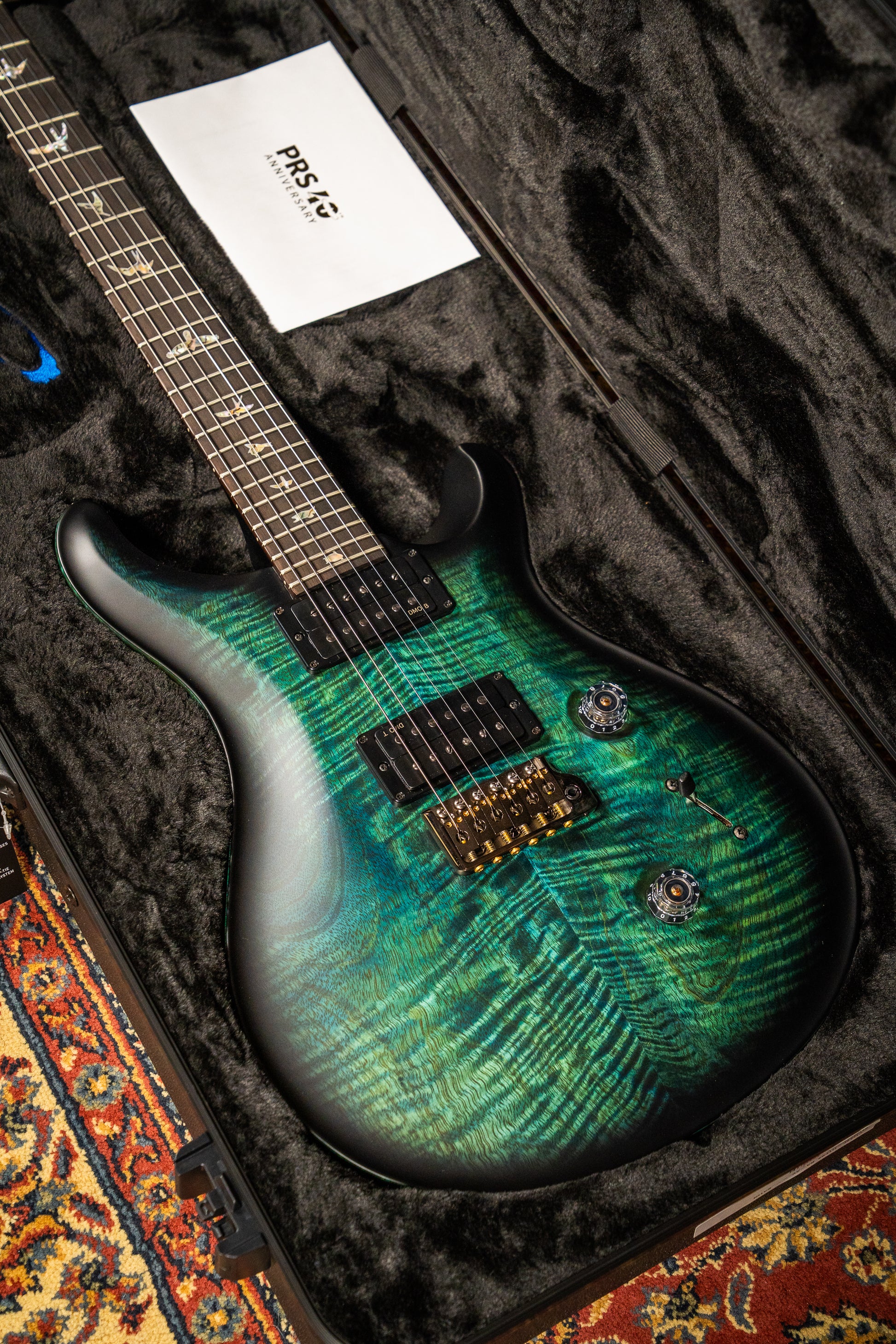 Paul Reed Smith (PRS) Limited Edition 40th Anniversary Custom 24 Satin - Cobalt Smokeburst