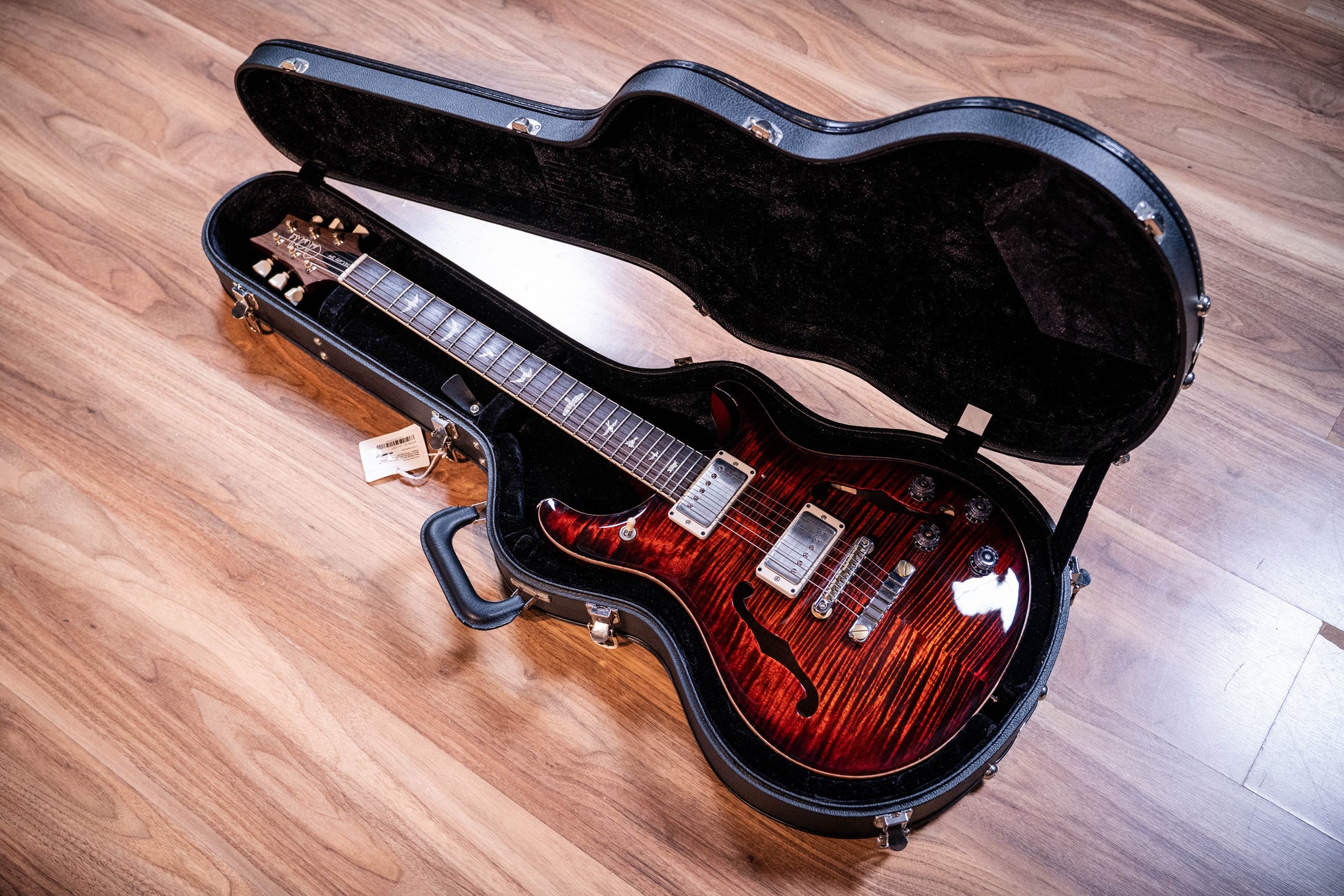 Paul Reed Smith (PRS) McCarty 594 Semi-Hollow w/Case - Dark Amber Flame - Pre-Owned