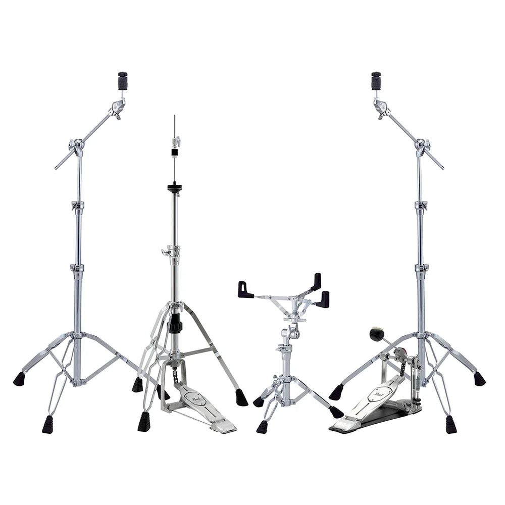 Pearl Export Fusion Plus Drum Kit Package w/HW + Cymbals - Slipstream White (22/8/10/12/16+14SN)