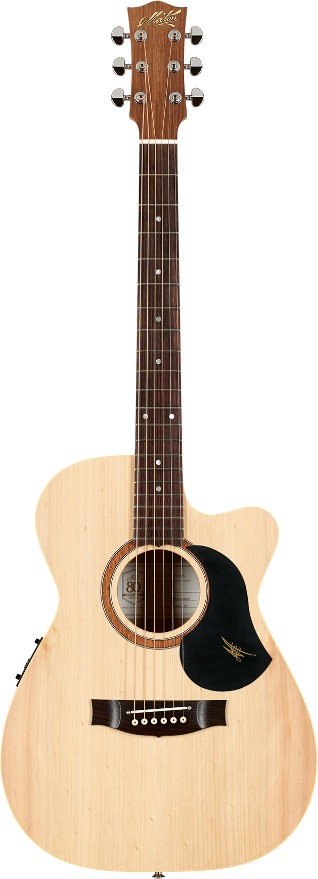 Maton Performer 808 Slimline Acoustic Electric Guitar w/Case - Natural Satin