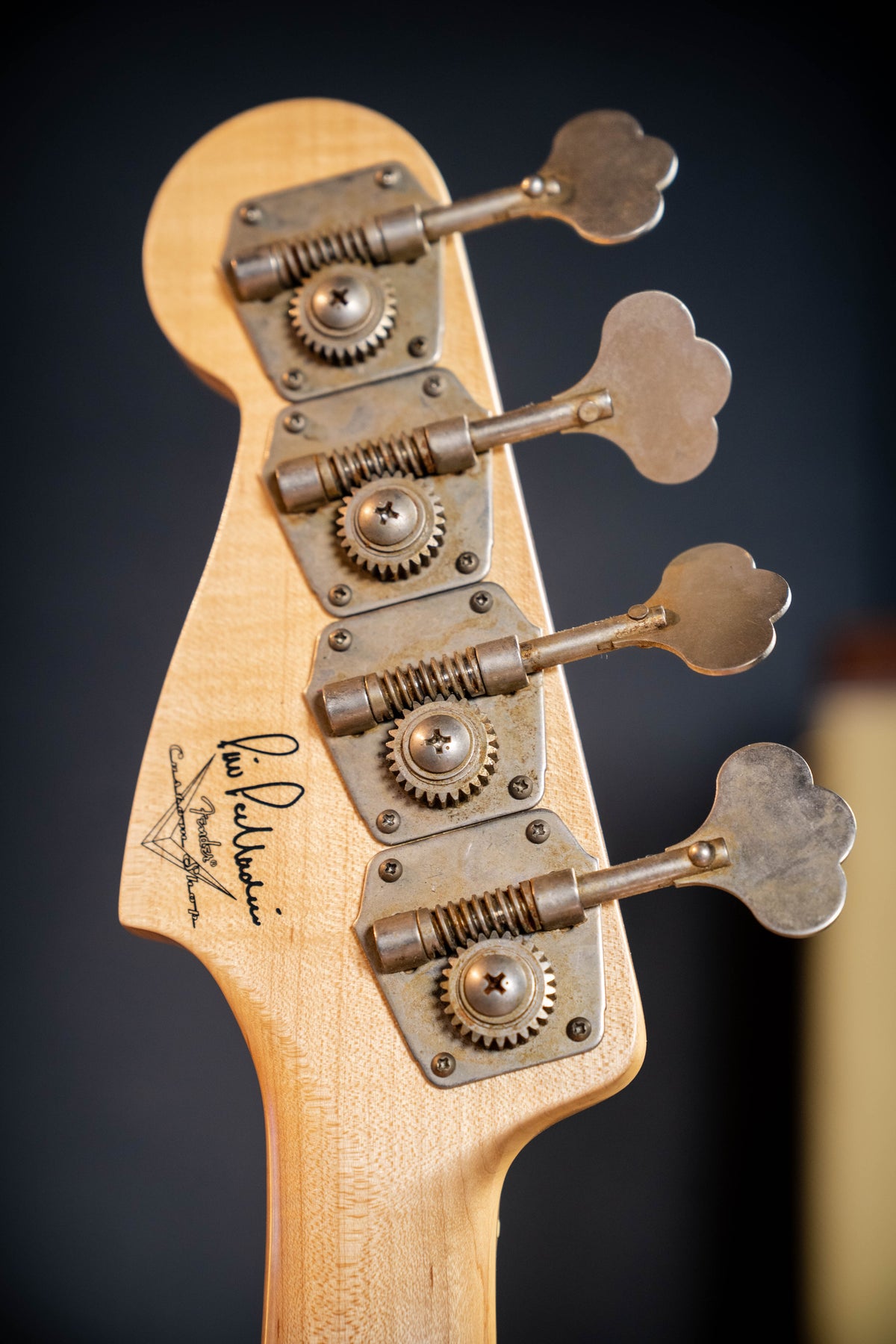 Fender Custom Shop Pino Palladino Signature Precision Bass - Fiesta Red over Desert Sand