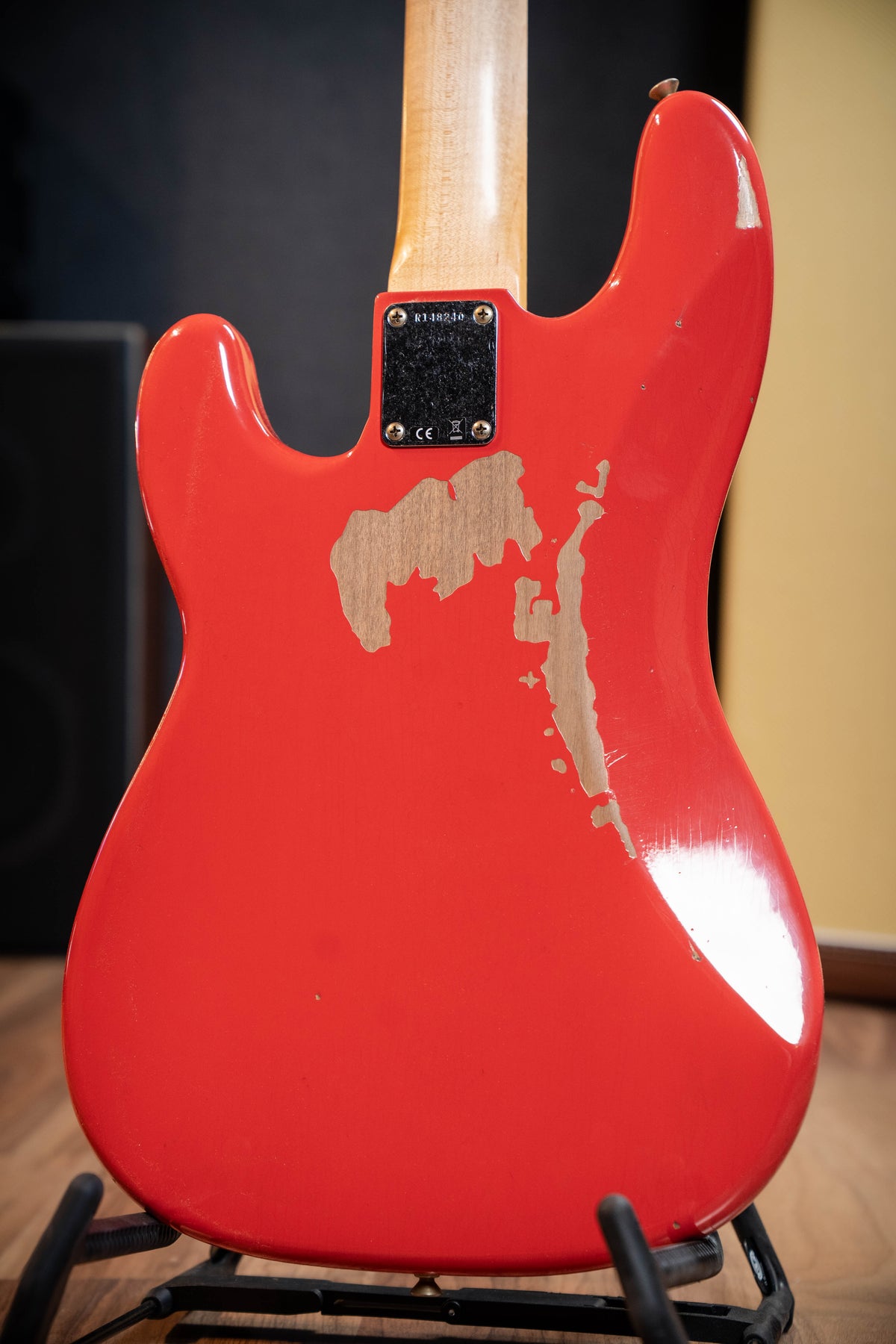 Fender Custom Shop Pino Palladino Signature Precision Bass - Fiesta Red over Desert Sand