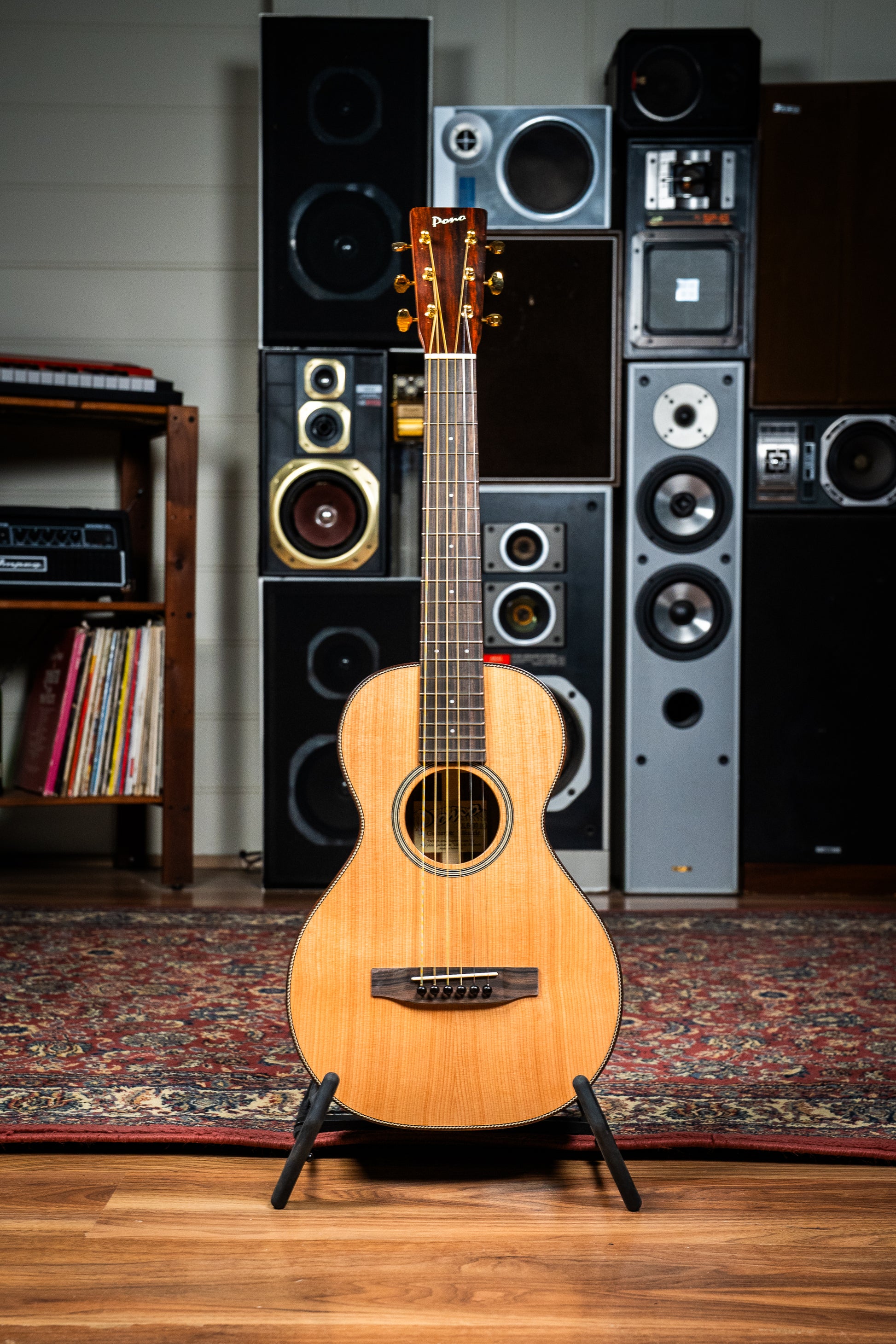 Pono UL-6C Parlour Guitar - Cedar