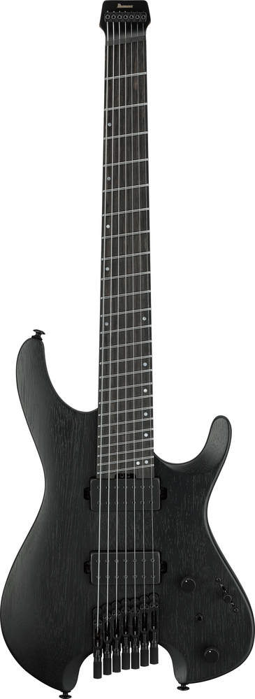 Ibanez QX527B 7-String Electric Guitar -  Weathered Black
