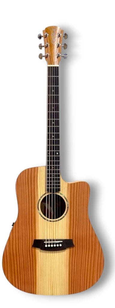 Cole Clark CCSFL1EC-RDM Studio Dreadnought Acoustic Electric Guitar - Redwood / Maple