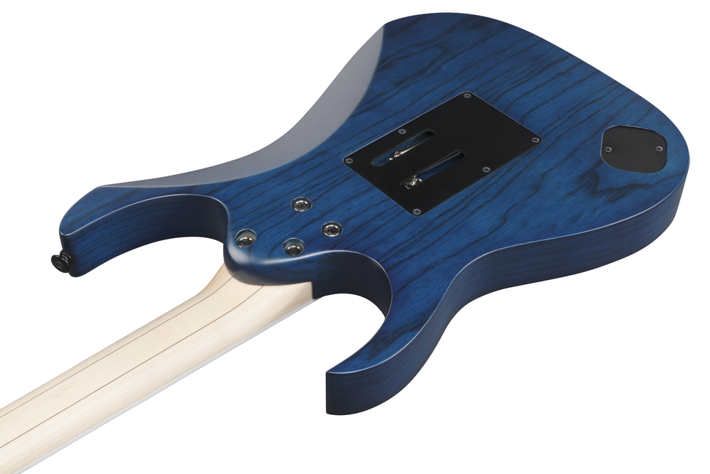 Ibanez RG653DX Electric Guitar - Transparent Deep Blue Flat