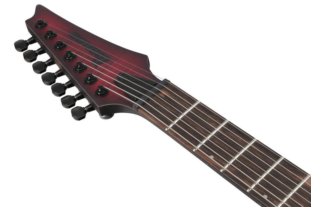 Ibanez RGD721FA 7-String Electric Guitar - Stained Wine Red Burst Flat